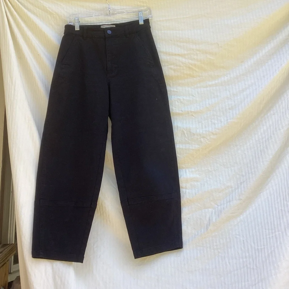 Everlane Black Straight-Leg organic cotton Chinos, size 4